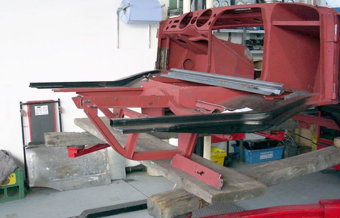 Restauration-Unimog-Längsträger-erneuert
